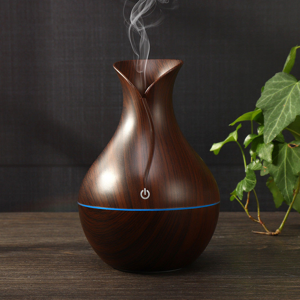 USB LED Ultrasonic Aroma Humidifier Essential Oil Diffuser Aromatherapy  Purifier for Office Home